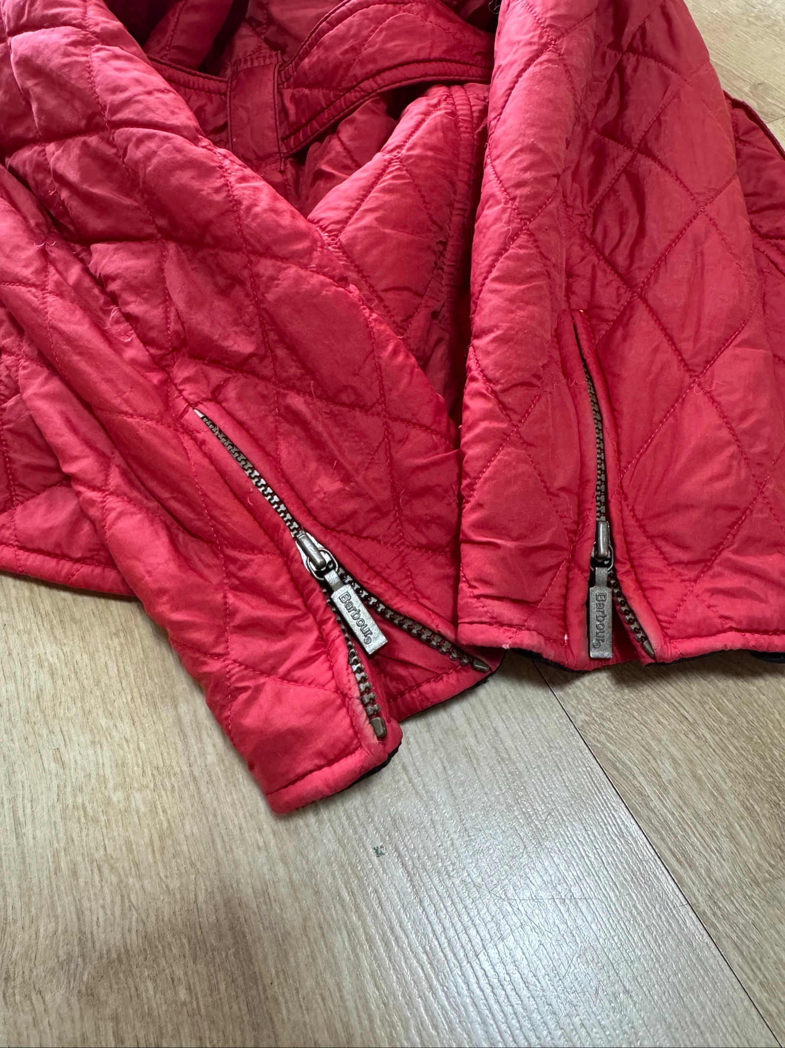 Barbour vintage jaqueta vermelha elegante tamanho M – photo 11